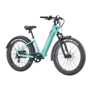 Blue Velotric Nomad 1 e-cruiser for rent in Corolla, Outer Banks