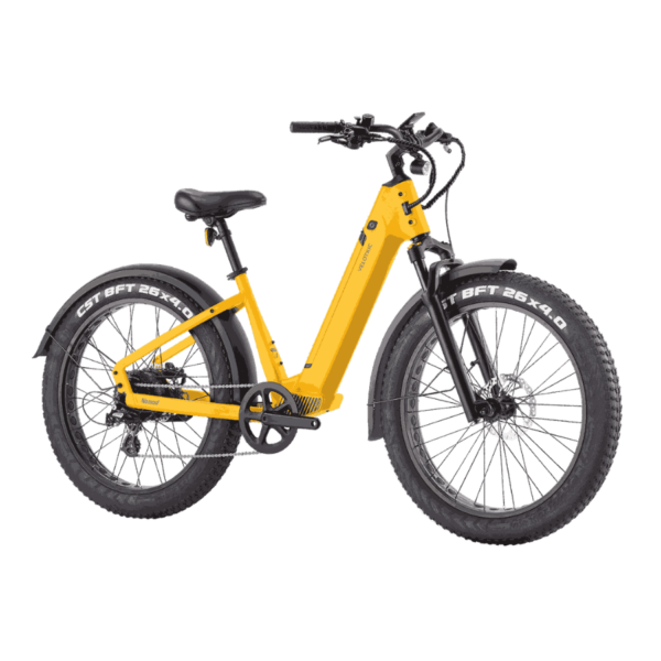 Yellow Velotric Nomad 1 e-cruiser for rent in Frisco, Outer Banks
