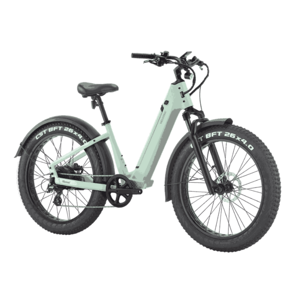 Seafoam Velotric Nomad 1 e-cruiser for rent in Hatteras, OBX