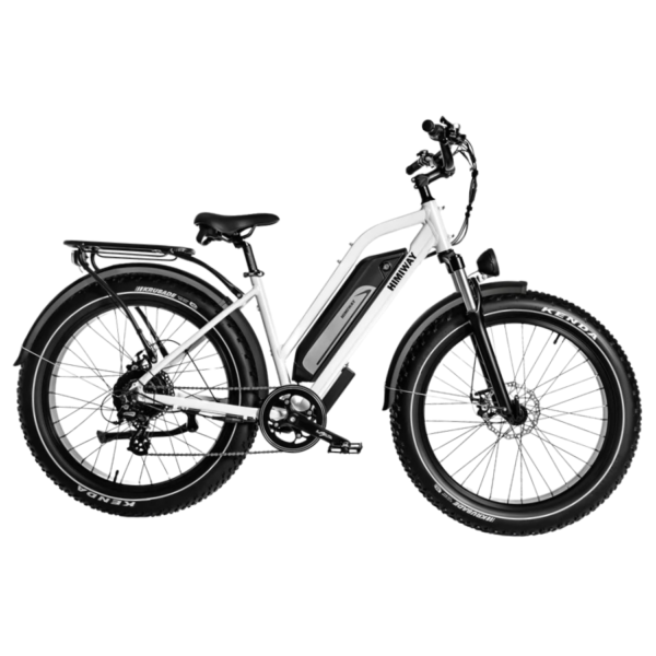 White Himiway e-bike for rent in Rodanthe, Outer Banks