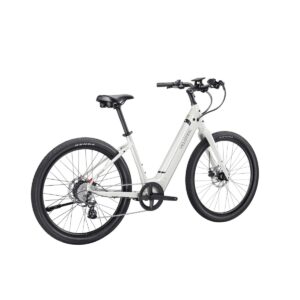 Premium white Velotric Breeze electric bike - best lightweight e-bike rental with superior maneuverability
